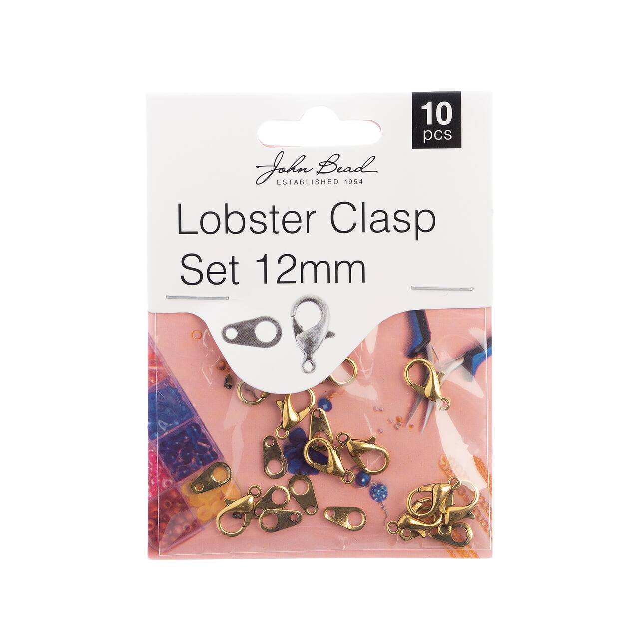 John Bead Must Have Findings 12mm Lobster Clasps